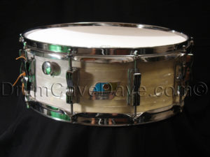 Vintage 1970s Ludwig 5x14" 10 Lug White Marine Pearl WMP Snare Drum