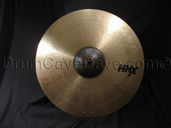 21" Sabian HHX Groove Ride Cymbal natural finish rivets sizzle super groovy