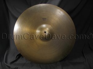 21" Vintage Zildjian Hollow Logo Rock Ride Cymbal drumcavedave.com