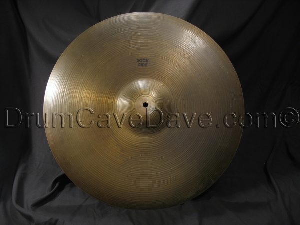 21" ZILDJIAN A series ROCK RIDE CYMBAL, VINTAGE 1970s - HOLLOW LOGO, GOOD USED CONDITION!