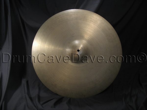 VINTAGE 1970s ZILDJIAN 22” PING RIDE CYMBAL - HOLLOW LOGO - PEART, COLAIUTA, COPELAND, COBHAM, COLLINS!