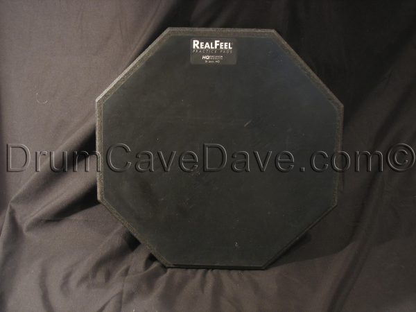 12" REAL FEEL PRACTICE PAD, DOUBLE SIDED YELLOW & BLACK, SUPERB CONDITION!!