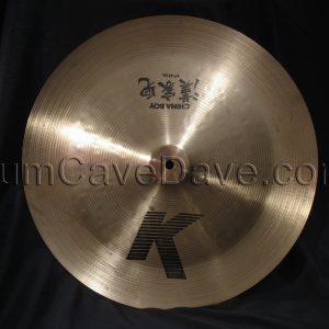 17 K Zildjian China Boy cymbal Block Letter SKU: K0883 UPC-A 818205172213 EAN-13 0818205172213