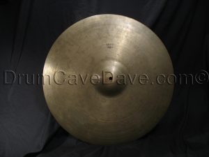 Vintage 1970s A series 22" Zildjian Light Ride Hollow logo