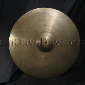 Vintage 1970s A series 22" Zildjian Light Ride Hollow logo