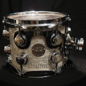 DW Drum Workshop 7x8" Collectors Series Tom Ultra White Marine Pearl Finishply