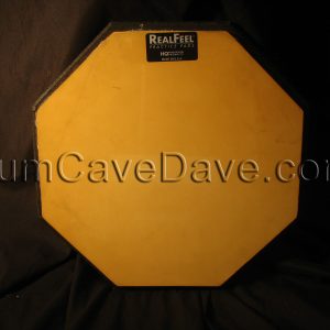 12" Double Sided Yellow and Black Real Feel Practice Pad RF-12D