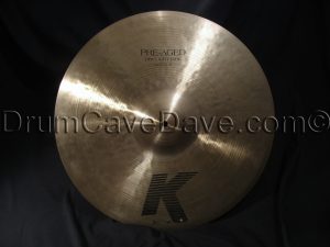 20" K Zildjian Pre-Aged Dry Light Sizzle Ride