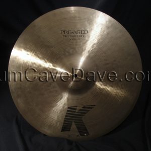 20" K Zildjian Pre-Aged Dry Light Sizzle Ride