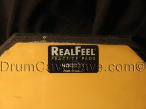 12 Double Sided Yellow and Black Real Feel Practice Pad RF-12D