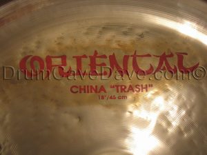 18 Zildjian Special Effects Oriental China Trash Cymbal