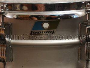 Vintage 1980s Ludwig Acrolite LM404 snare drum