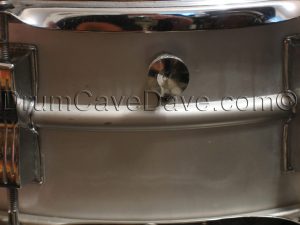 Vintage 1980s Ludwig Acrolite LM404 snare drum