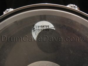 Vintage 1980s Ludwig Acrolite LM404 snare drum