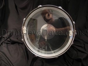 Vintage 1980s Ludwig Acrolite LM404 snare drum