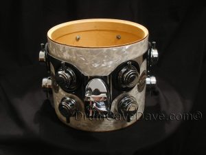 DW Drum Workshop 7x8 Collectors Series Tom Ultra White Marine Pearl Finishply