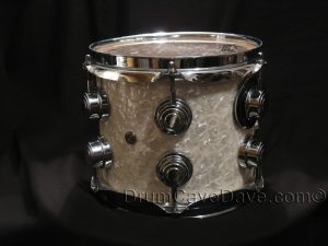DW Drum Workshop 7x8 Collectors Series Tom Ultra White Marine Pearl Finishply