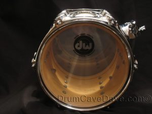 DW Drum Workshop 7x8 Collectors Series Tom Ultra White Marine Pearl Finishply