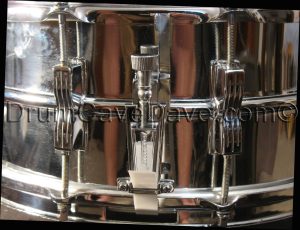 Vintage 1984 Chicago Keystone badge Ludwig 6.5x14 LM402 Supraphonic snare drum 