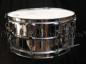 Vintage 1984 Chicago Keystone badge Ludwig 6.5x14 LM402 Supraphonic snare drum 