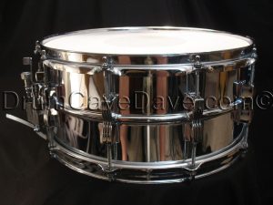 Vintage 1984 Chicago Keystone badge Ludwig 6.5x14 LM402 Supraphonic snare drum 