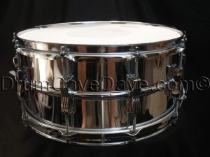 Vintage 1984 Chicago Keystone badge Ludwig 6.5x14 LM402 Supraphonic snare drum 