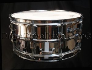 Vintage 1984 Chicago Keystone badge Ludwig 6.5x14 LM402 Supraphonic snare drum 