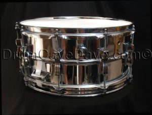 Vintage 1984 Chicago Keystone badge Ludwig 6.5x14 LM402 Supraphonic snare drum 