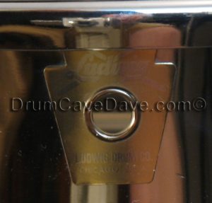 Vintage 1984 Chicago Keystone badge Ludwig 6.5x14 LM402 Supraphonic snare drum 