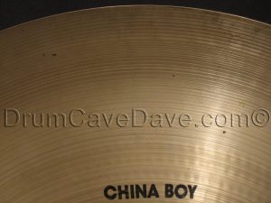 22 Zildjian A series China Boy Low Cymbal