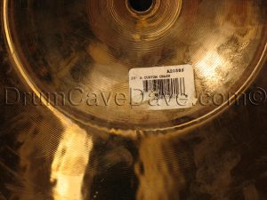 20 Zildjian A Custom Crash Cymbal Cracked UPC 642386190168 SKU A20588