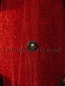 DW Drum Workshop 9x10 Collectors Series Tom Red Sparkle Finishply Black Hardware