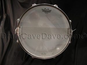 Vintage 1960s Gretsch Name Band Snare Drum 4157 White Marine Pearl