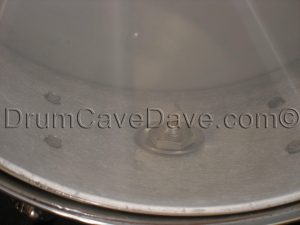 Vintage 1960s Gretsch Name Band Snare Drum 4157 White Marine Pearl