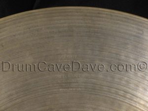 Vintage 15 Zildjian Hollow Logo Rock Hi Hat cymbals