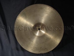 Vintage 15 Zildjian Hollow Logo Rock Hi Hat cymbals
