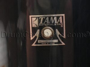 VINTAGE 1982 TAMA IMPERIALSTAR 12X15 TOM JET BLACK