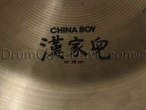19 Zildjian K China Boy cymbal SKU: K0885 UPC-A 921469205761   EAN-13 0921469205761