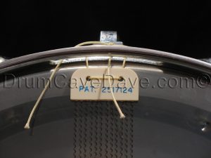 Vintage 1980s Ludwig Acrolite LM404 snare drum