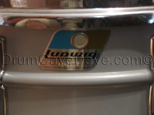 Vintage 1980s Ludwig Acrolite LM404 snare drum