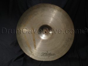 Vintage 1970s A series 22 Zildjian Light Ride Hollow logo