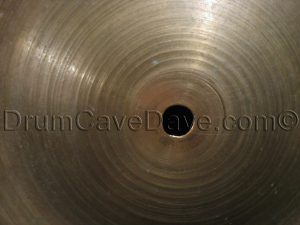 Vintage 1970s A series 22 Zildjian Light Ride Hollow logo