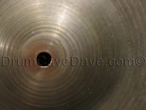 Vintage 1970s A series 22 Zildjian Light Ride Hollow logo