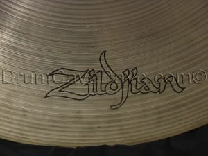 Vintage 1970s A series 22 Zildjian Light Ride Hollow logo