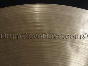 20 K Zildjian Pre-Aged Dry Light Sizzle Ride