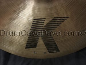 20 K Zildjian Pre-Aged Dry Light Sizzle Ride