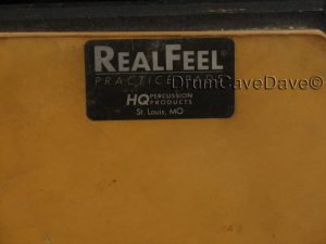Real Feel RF12S Yellow Practice Pad Single Sided