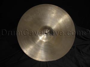 Vintage 1970s Zildjian 21 Ride Cymbal Thin Stamp Hand Hammering