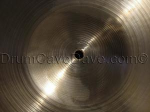 Vintage 1970s Zildjian 21 Ride Cymbal Thin Stamp Hand Hammering